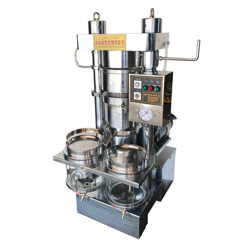 Twin-pod (safe type) & Hydraulic Seed Oil Press Machine
